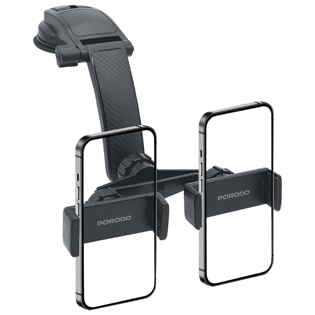 Porodo 360° Rotatable Car Phone Holder - PDNB420THBK