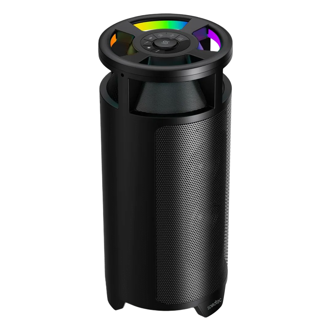 Porodo Soundtec SoLoud Portable 120W Party Speaker - Black