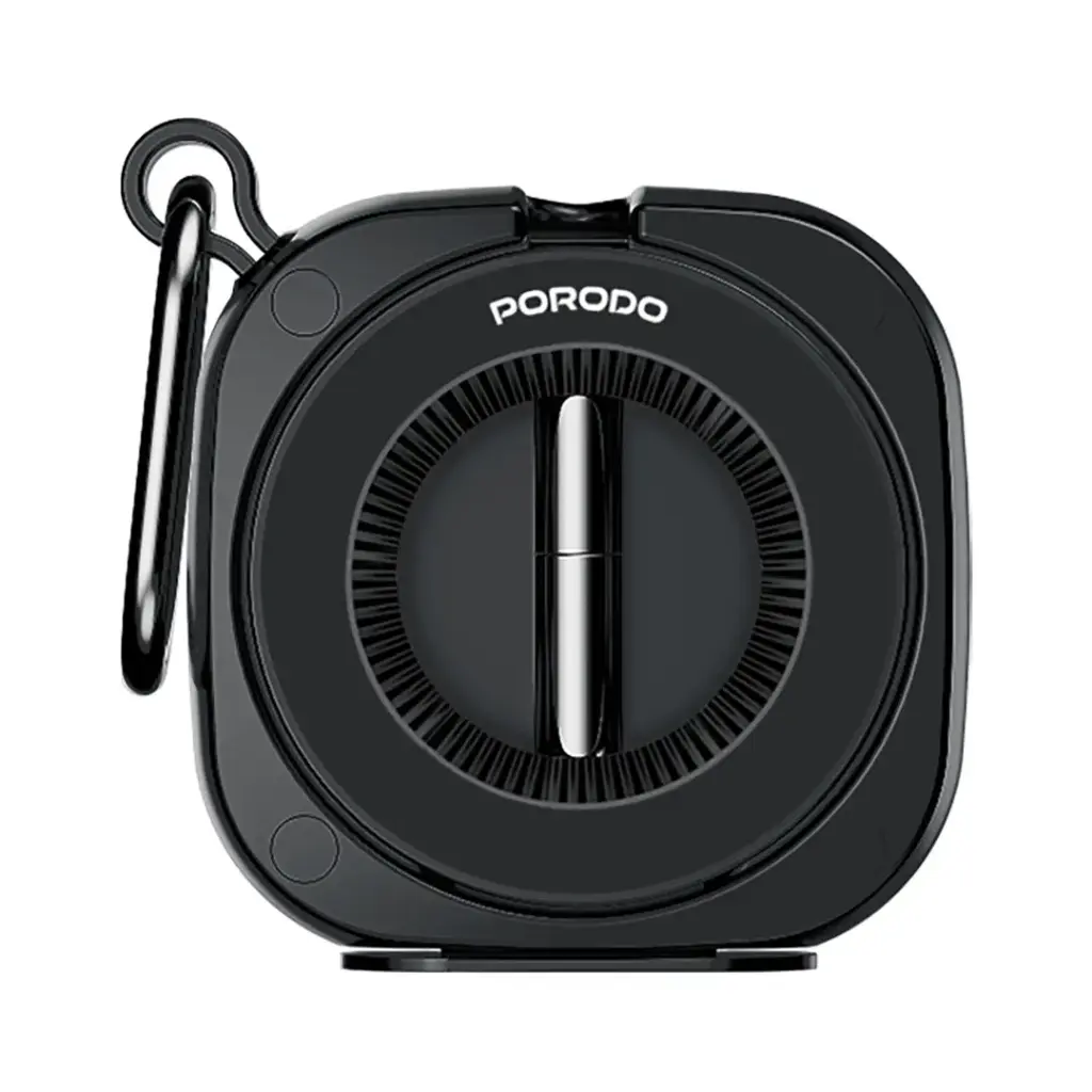 Porodo Loop Magnetic Phone Holder with Adjustable Travel Mount - Black