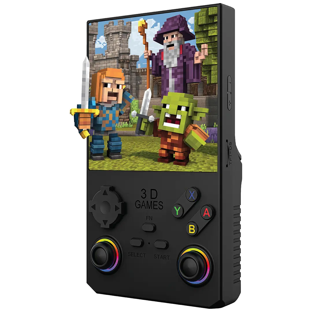 Porodo Gaming 4" Square Display Retro Handheld Game Console - PDXV40BK