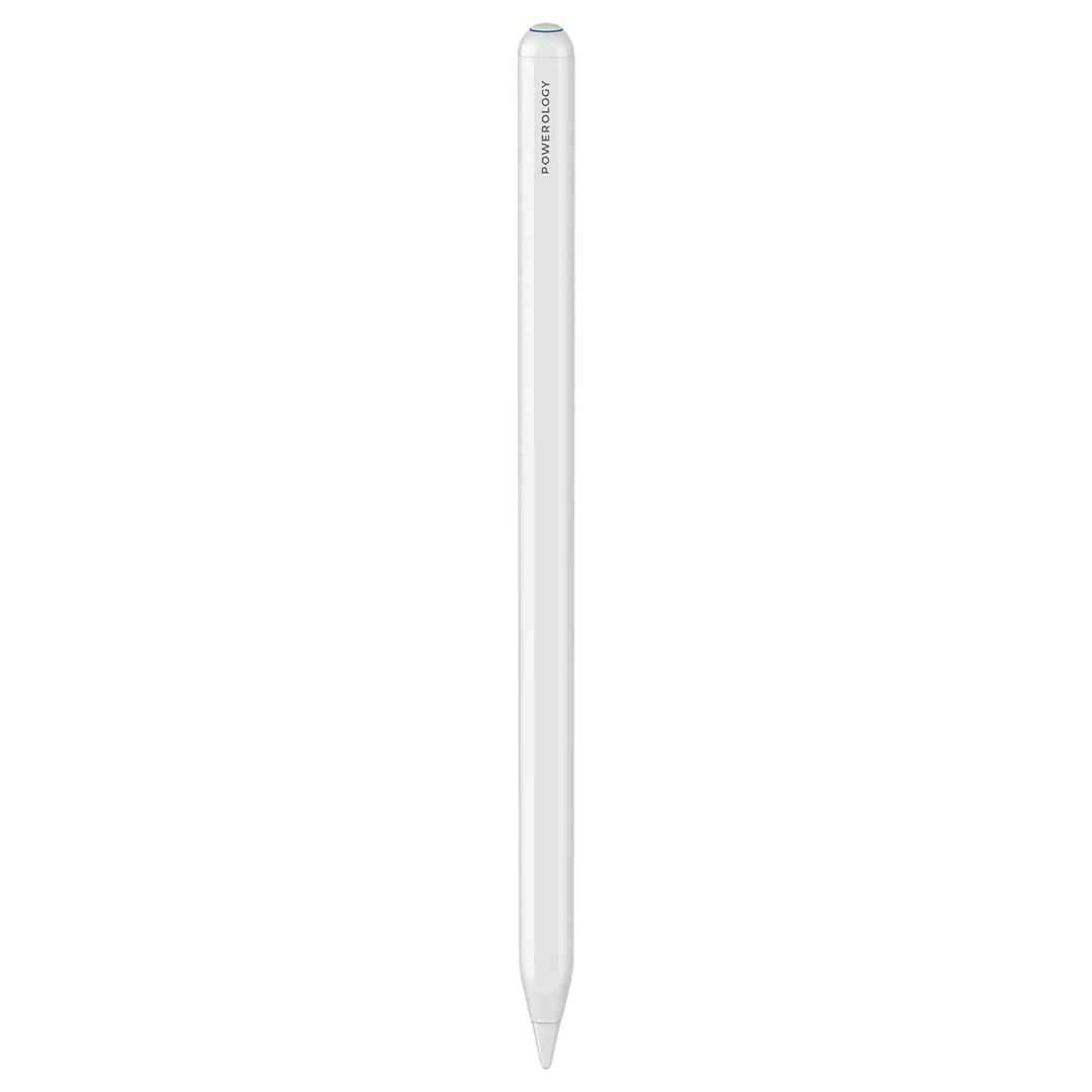 Powerology Active Stylus Pen Stylet gestuel Intelligent - PGBSTPNWH - White