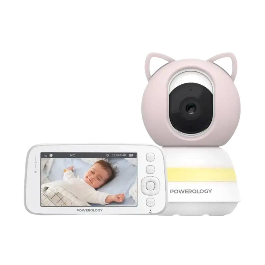 Powerology Monitor & App Baby Camera - PSM003 - Blue & Pink