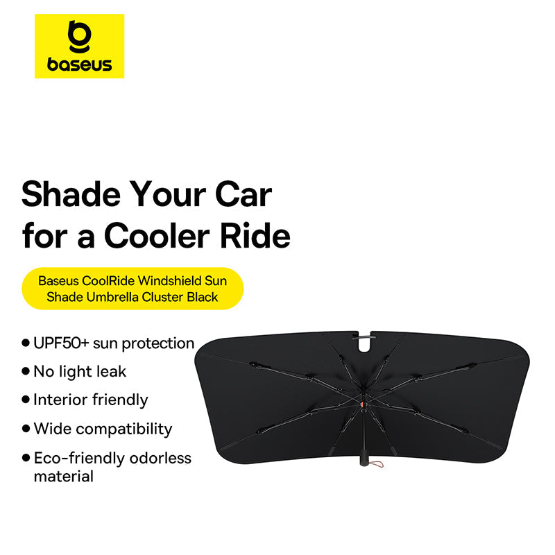 Baseus CoolRide Windshield Sunshade Umbrella – Black
