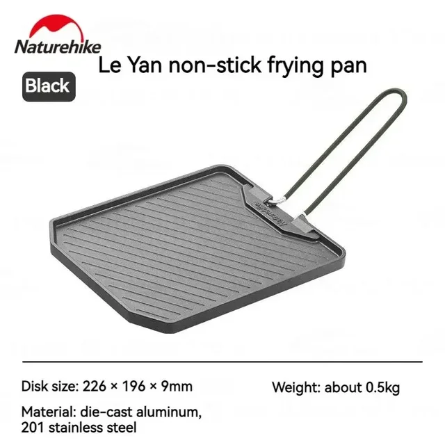Naturehike Non Stick Aluminium Frying Pan -Black (S)