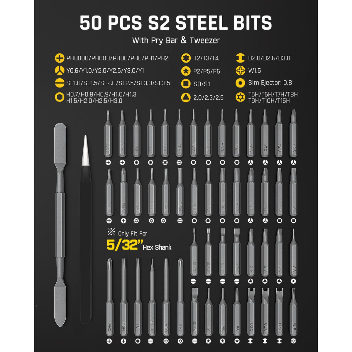 Fanttik NEX E2 Ultra Precision Electric Screwdriver Kit - Gray