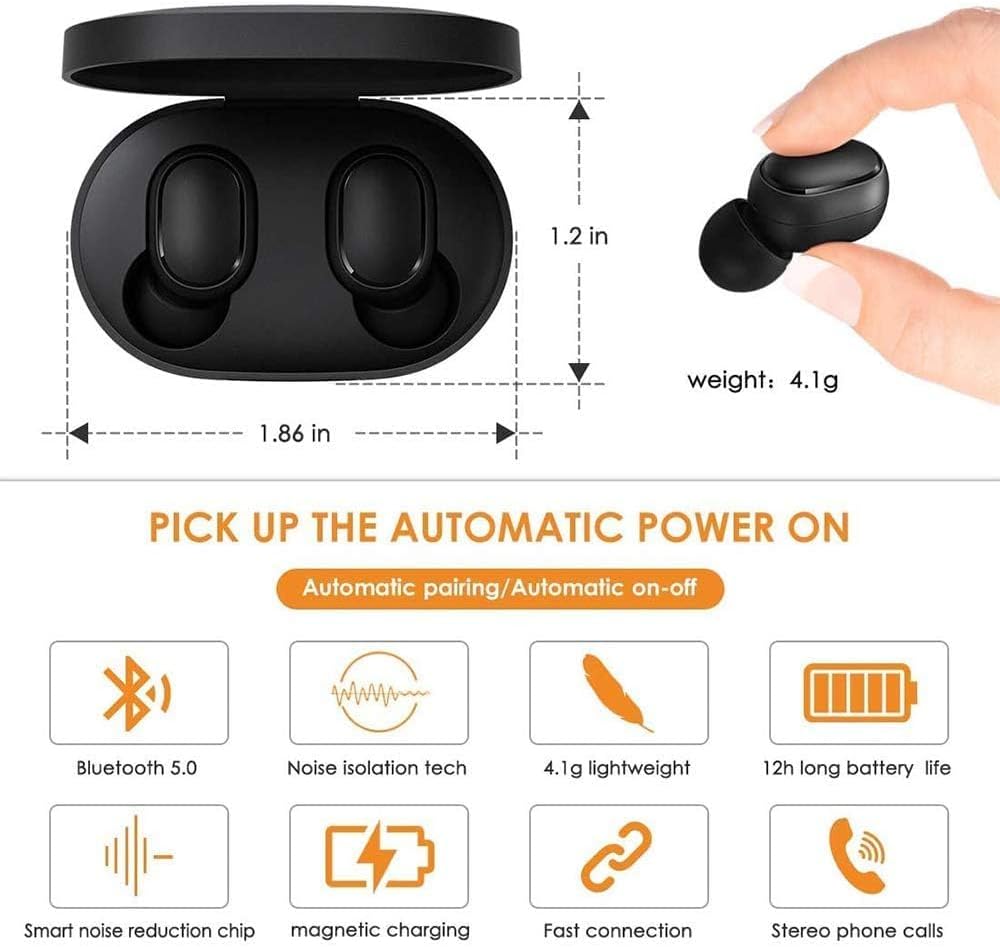 Xiaomi Mi True Wireless Earbuds Basic - أسود