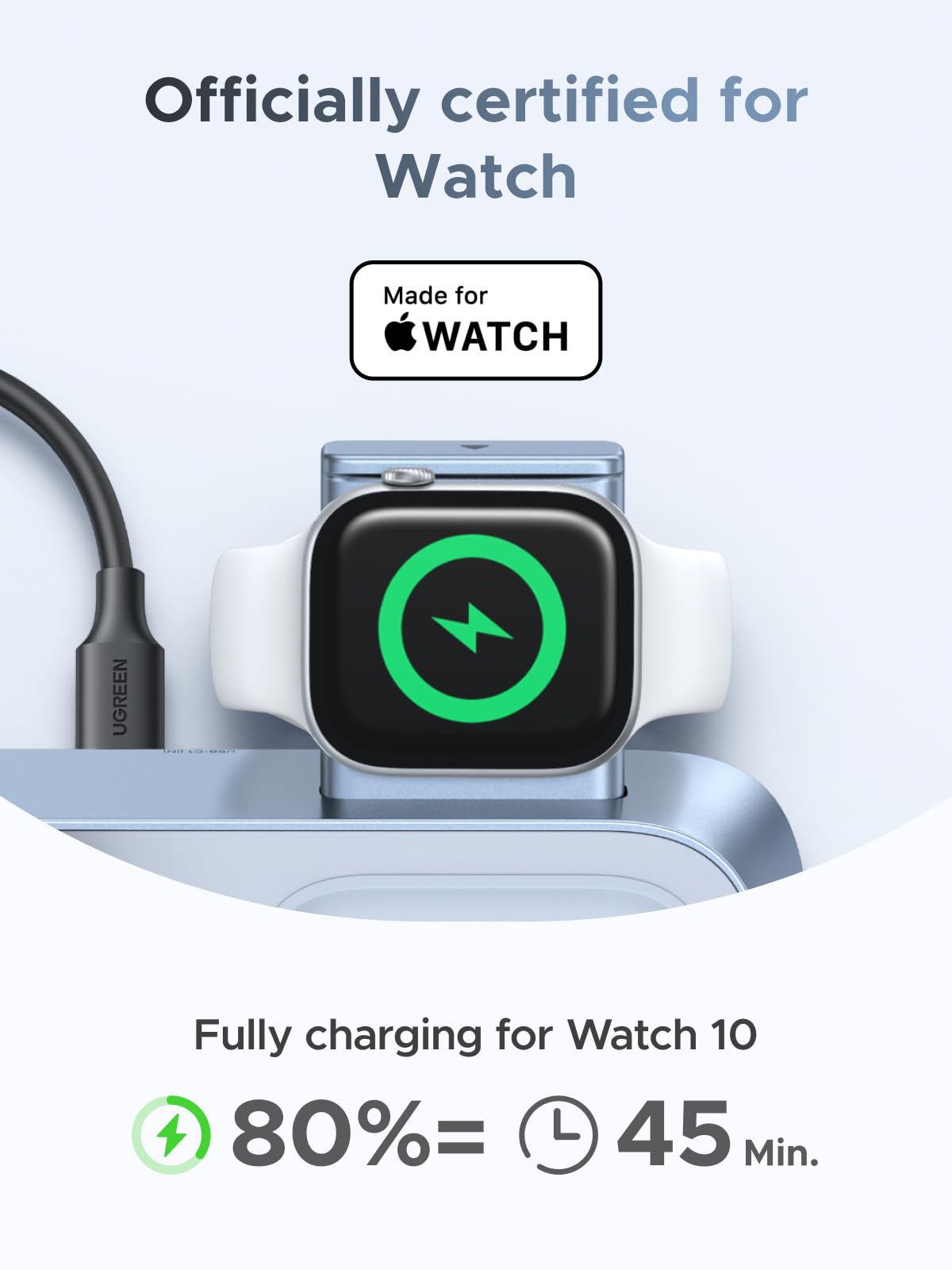 UGREEN W711 Qi2 25W wireless charging detail