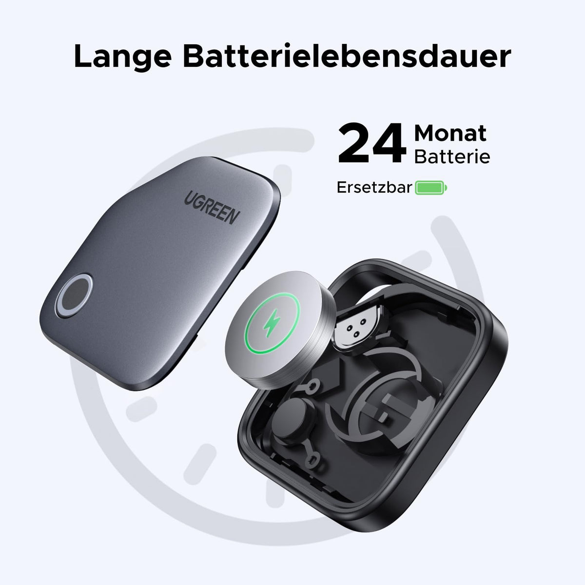 UGREEN متعقب ذكي رمادي - CM816