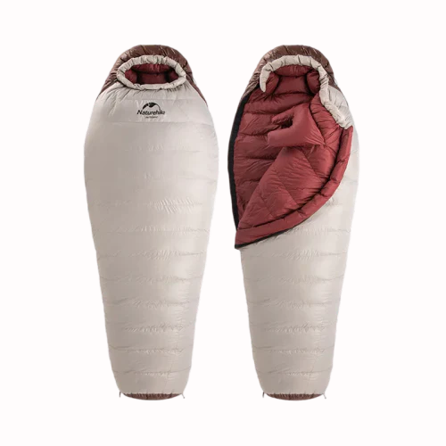 Naturehike (Snowbird) Mummy duck down sleeping Bag XL(1090G) - Smoke Brown
