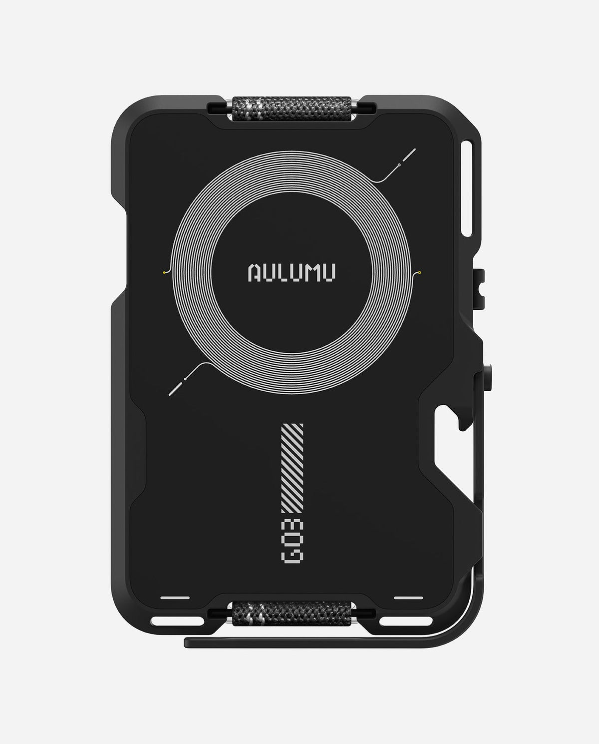 AULUMU G03 Multi-Tool Magnetic Metal Wallet Frosted Cover - Translucent Gray