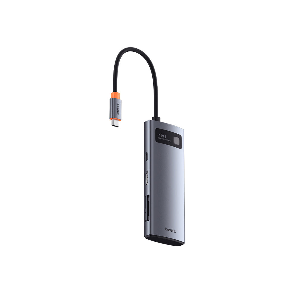 Baseus Metal Gleam 7-Port HUB – Space Grey