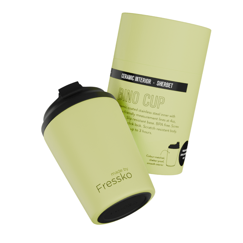 Fressko Bino 227ml / 8oz Cup - Ceramic - Sherbet