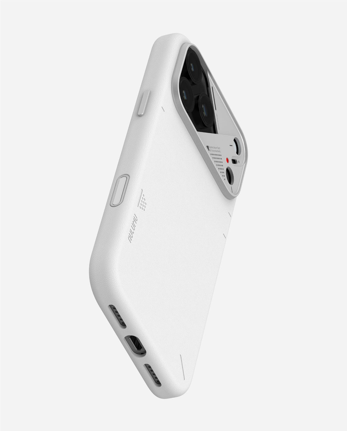 AULUMU A17 Vegan Leather Case for iPhone 17 Pro - White
