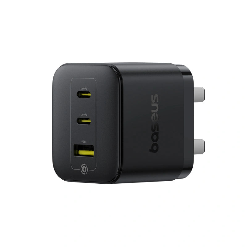 Baseus Palm 65W 2C+U Fast Charger – Black (UK)