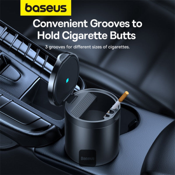 Baseus Premium 2 Car Ashtray – Black