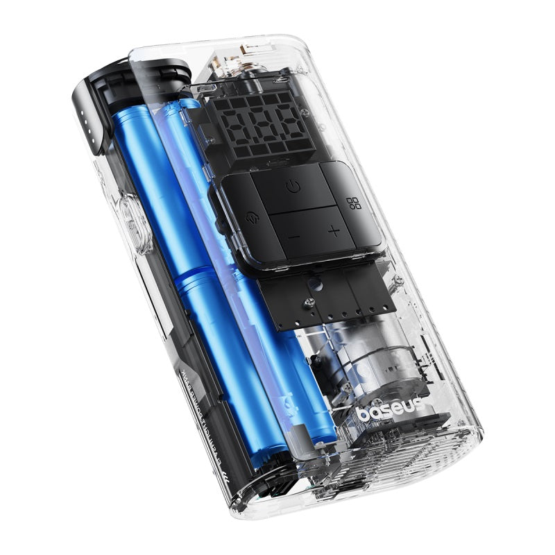 منفاخ إطارات Baseus PrimeTrip VA1 2 في 1 سلكي ولاسلكي - أسود