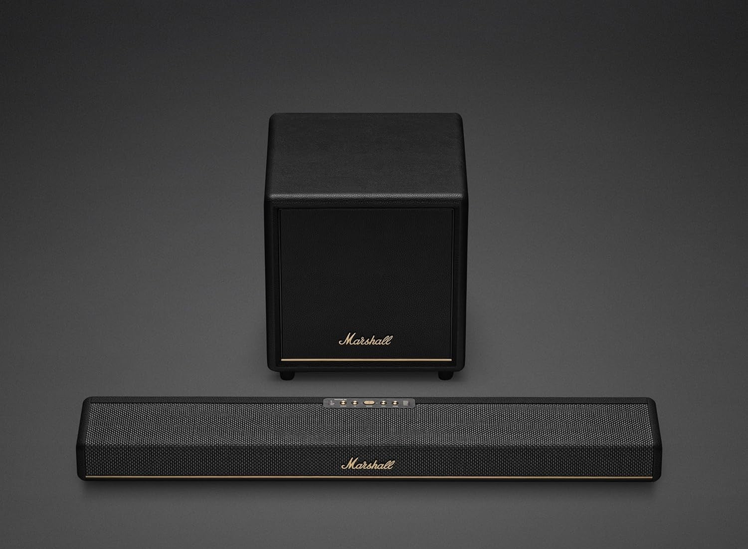 Marshall Heston60 TV Soundbar With Dolby Atoms-Black- HESTON60BLK