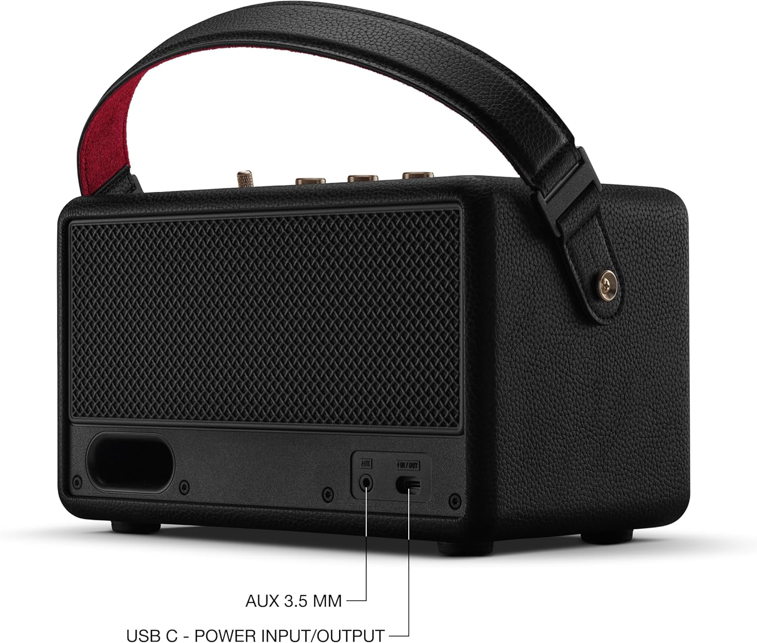 Marshall Kilburn III Compact Portable Wireless Speaker-Black/Brass - KILBURN3-BK-BRS