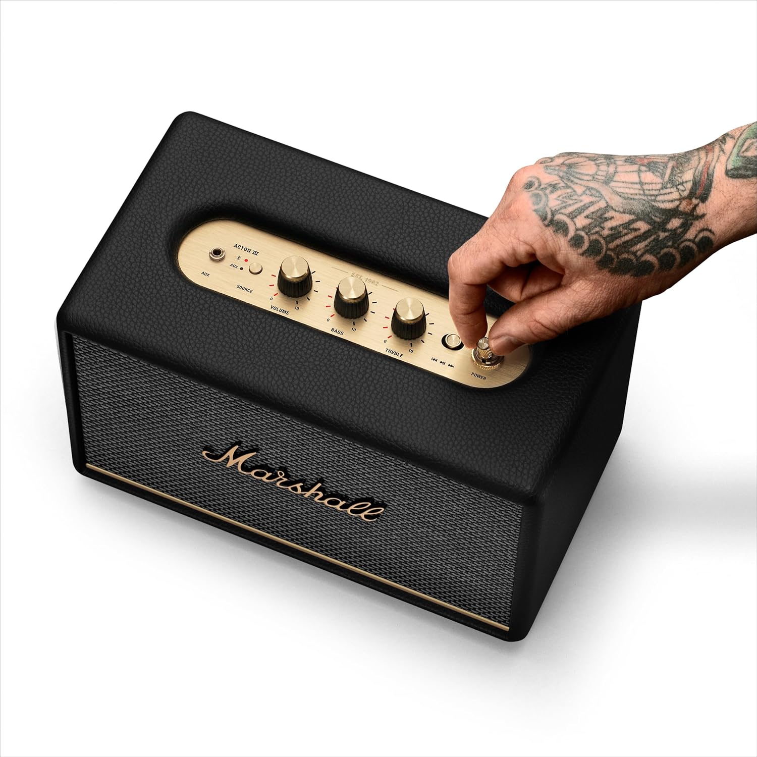 Marshall Acton III BT Wireless Stereo Speaker - Black -ACTONIIIBK