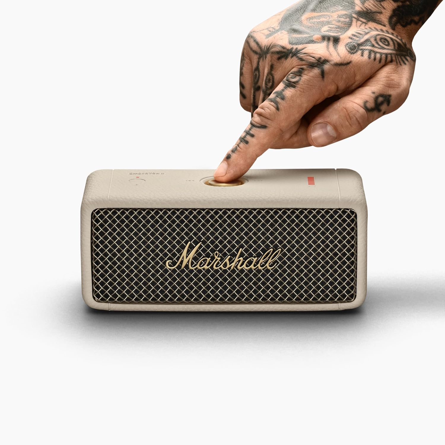 Marshall Emberton III Compact Portable  Wireless Speaker-Cream- EMBERTONIII-CREAM
