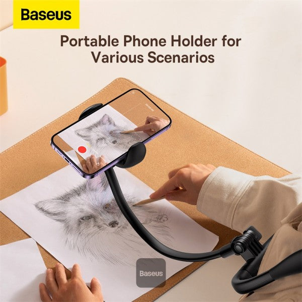 Baseus ComfortJoy Neck Phone Holder – Black