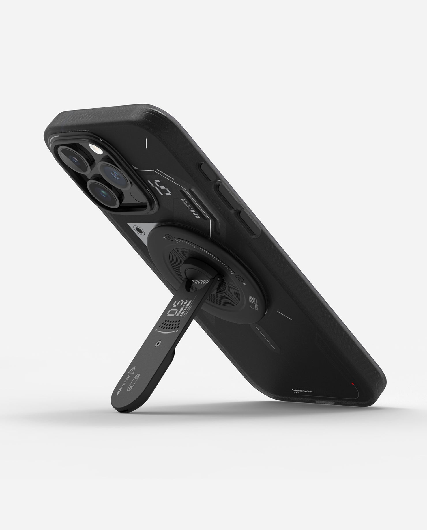 AULUMU G05 Magnetic Phone Stand with Box Cutter - Black