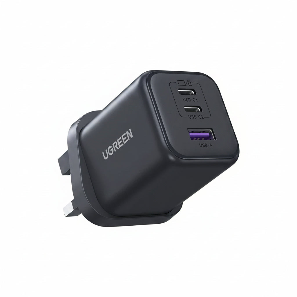 UGREEN 45W 3-Port GaN Charger USB-C UK Plug - X524