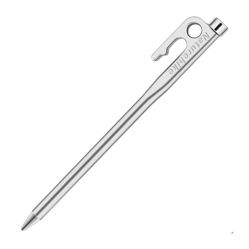 Naturehike Large stainless steel tent peg 25CM - Silver