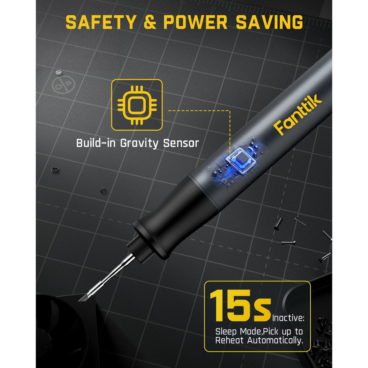Fanttik NEX T1 Max Soldering Iron Kit - Black
