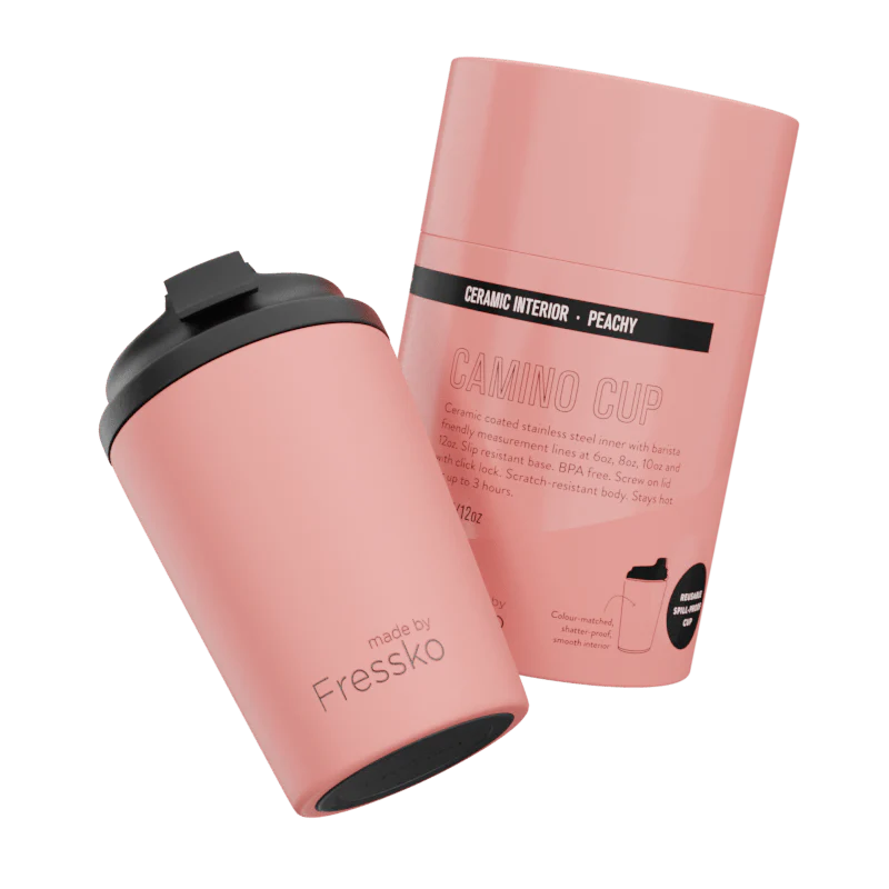 FRESSKO Camino 340ml / 12oz Cup - Ceramic - Peachy