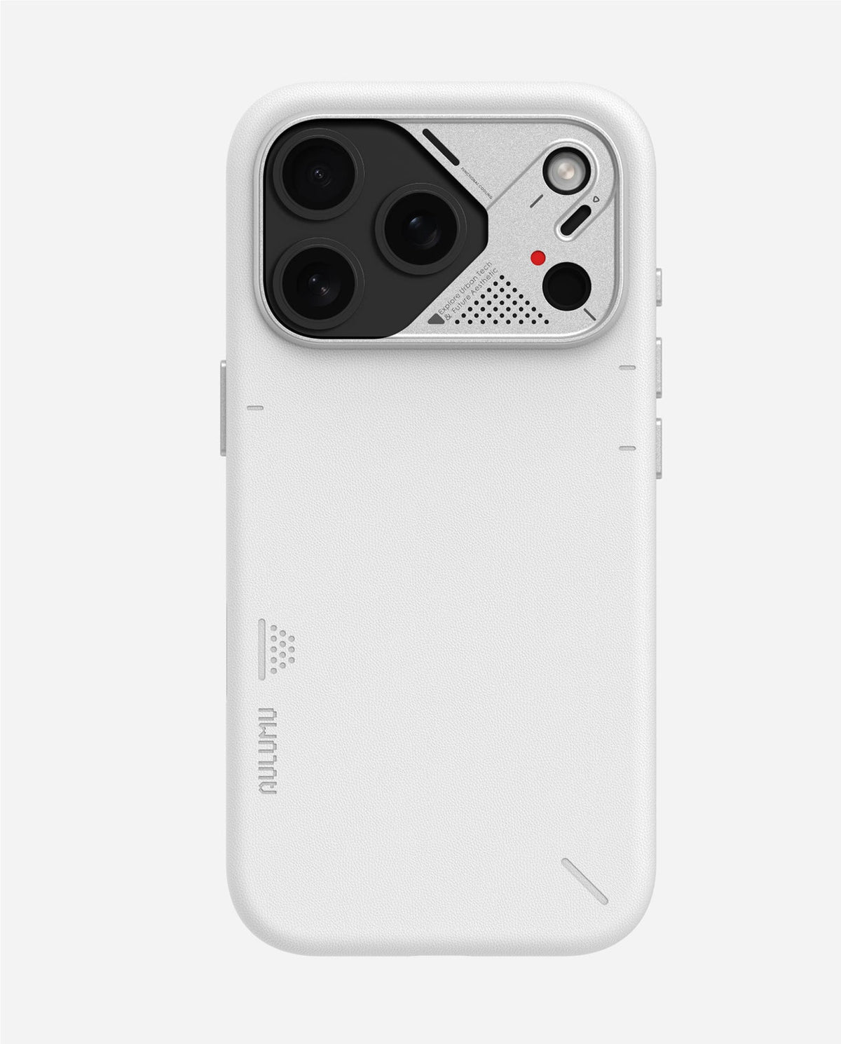 AULUMU A17 Vegan Leather Case for iPhone 17 Pro - White