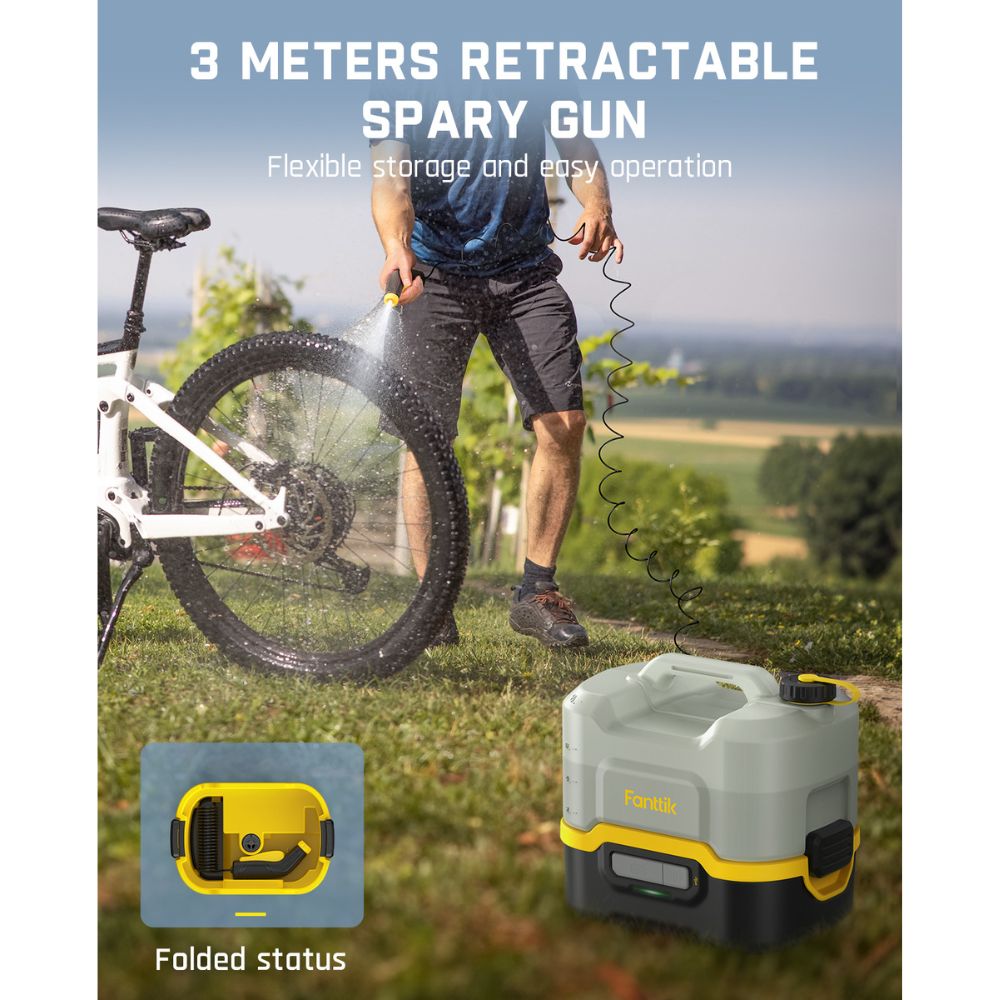 Fanttik NB8 Nano Portable Pressure Washer - Gray