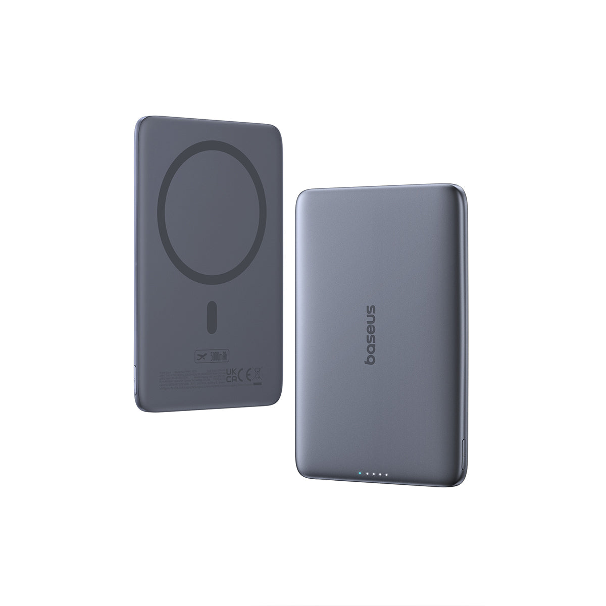 Baseus PicoGo AM41 Ultra-Slim Magnetic Power Bank 5000mAh 20W - P1007680C813-00 - Grey