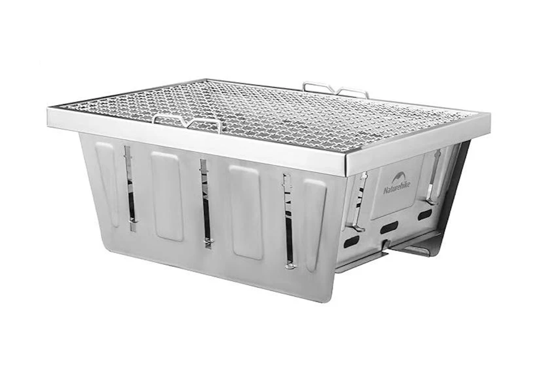 Naturehike Stainless Steel Folding Grill - Stainless Steel/Small 