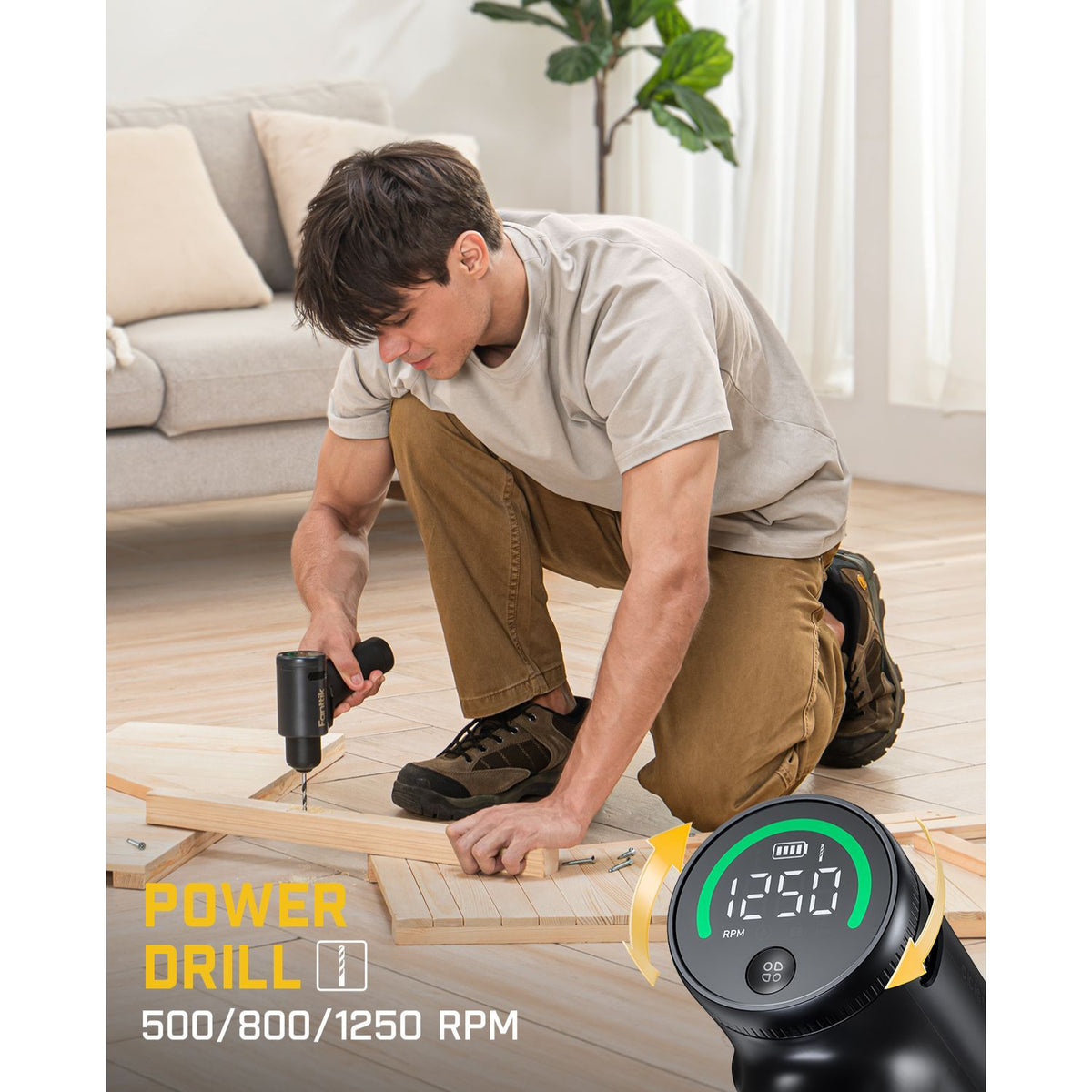 Fanttik NEX K2 Ultra 7.4V Brushless Cordless Drill - Black