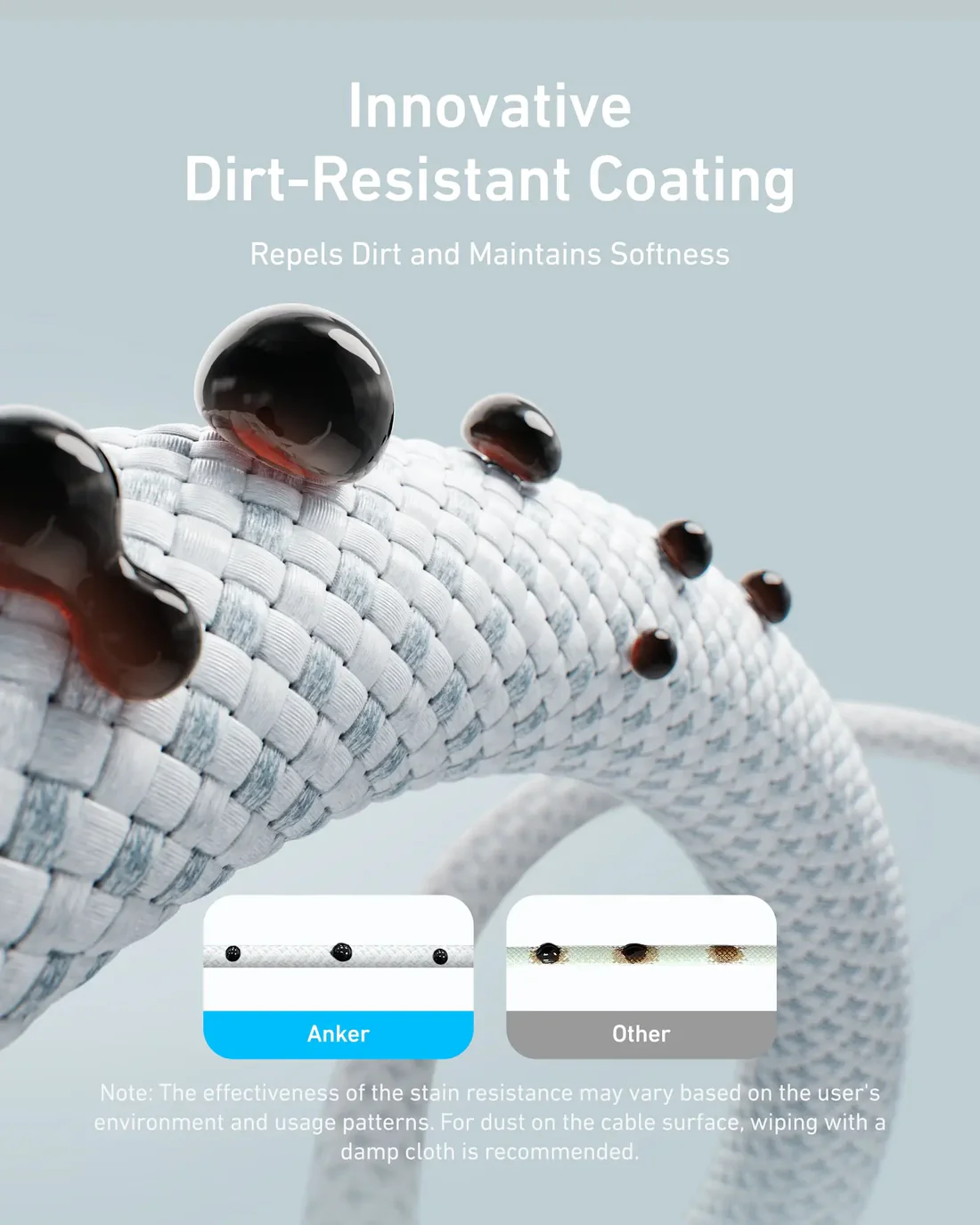 كابل أنكر USB-C إلى USB-C بقوة 240 واط (0.9 متر/3 قدم) - أسود