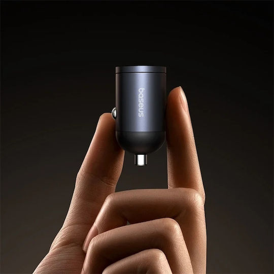 Baseus Tiny Star Mini Car Charger 30W (U+C) – Black