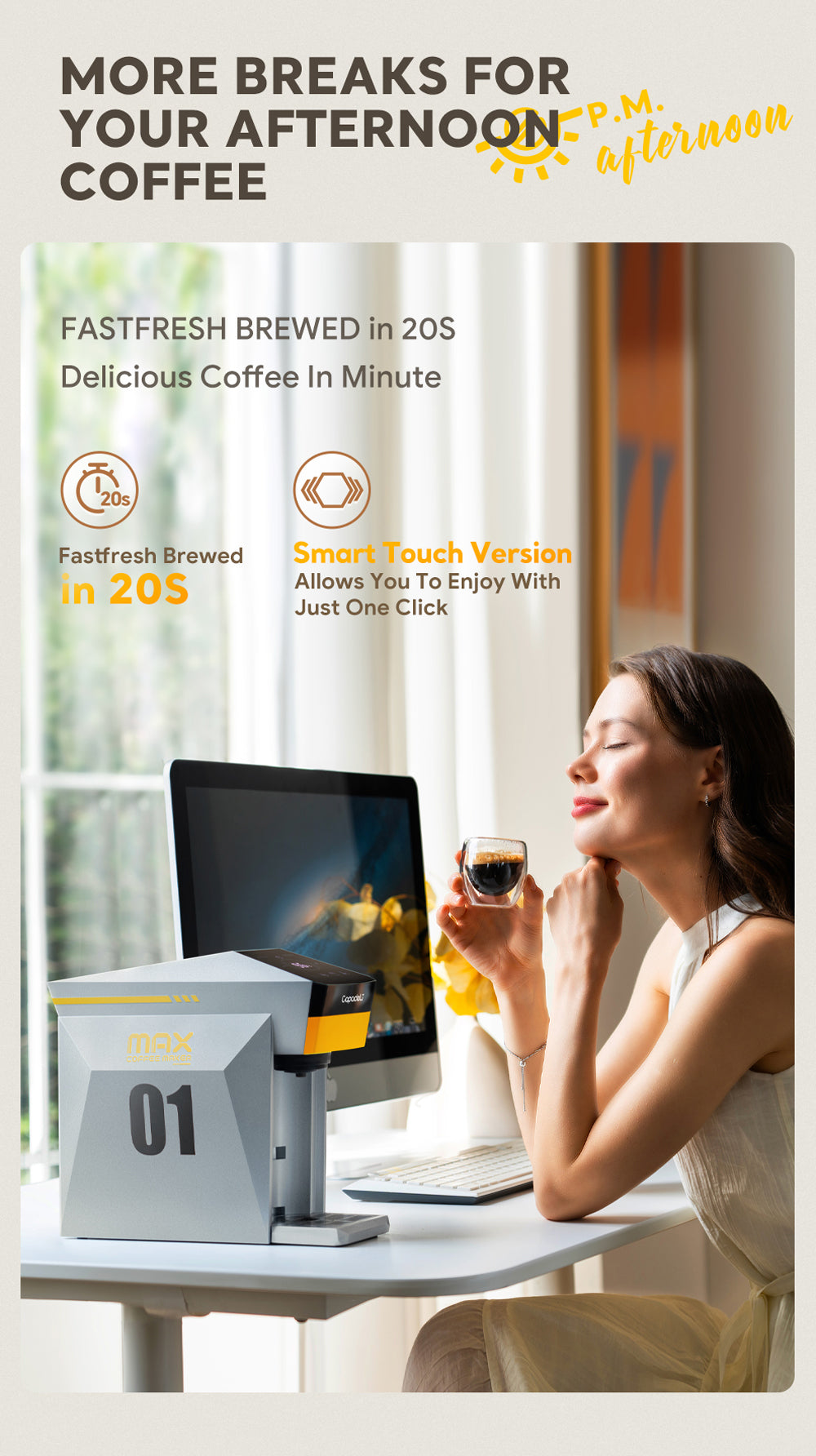 iCafilas Capadeli MAX Coffee Maker - Grey