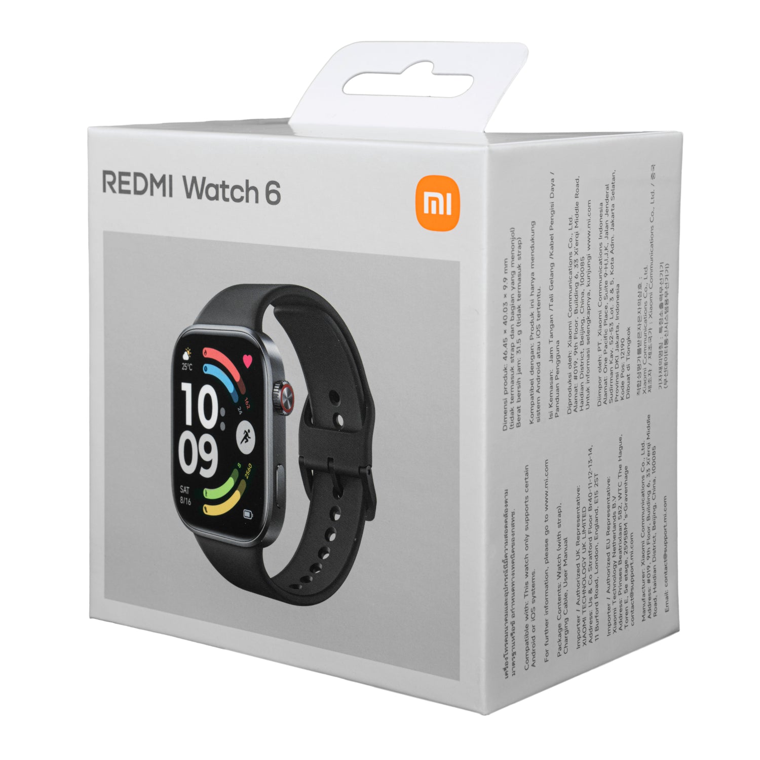 Xiaomi Redmi Watch 6 ساعة ذكية - أسود أوبسيديان