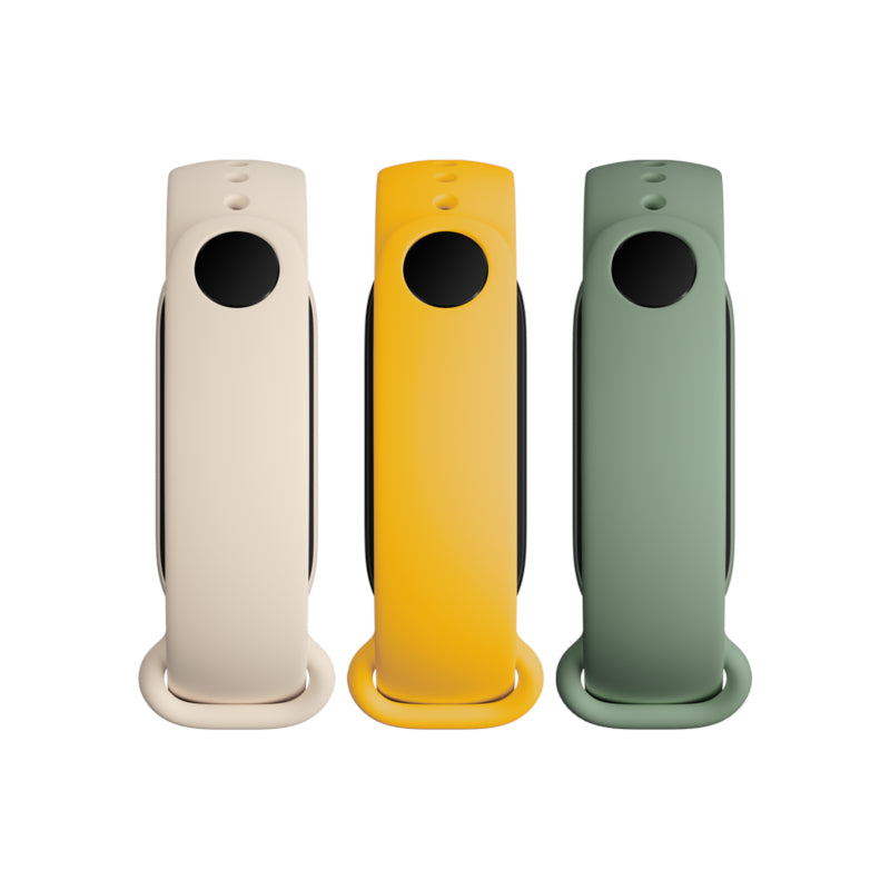 Xiaomi Mi Smart Band 6 Strap 3-Pack packaging and straps