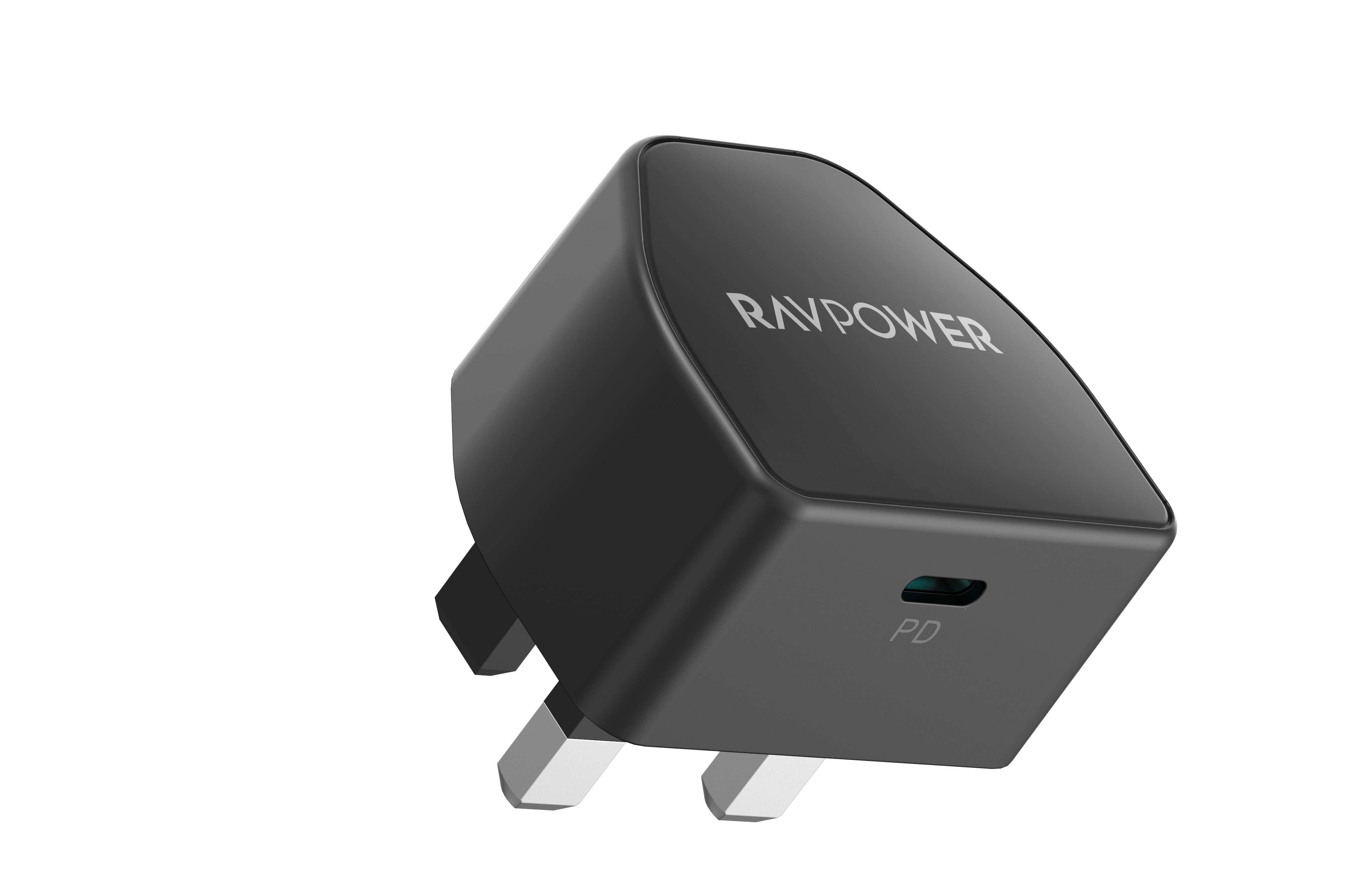 RAVPower PD20W 1C UK Charger Black - PC1041