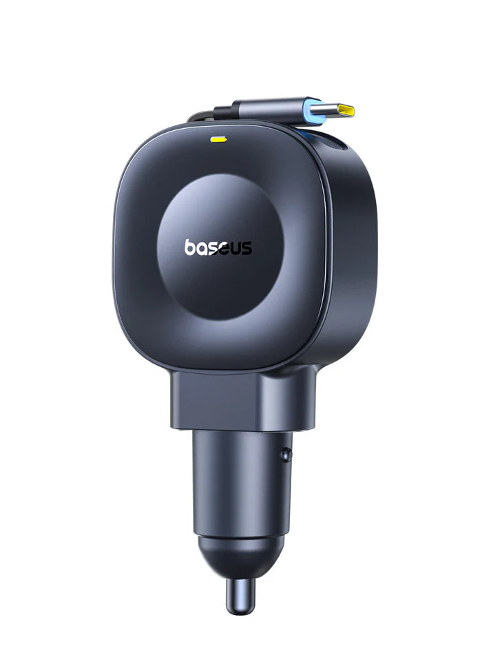 Baseus شاحن سيارة مع كابل قابل للسحب بقوة 45 واط PrimeTrip VR2
