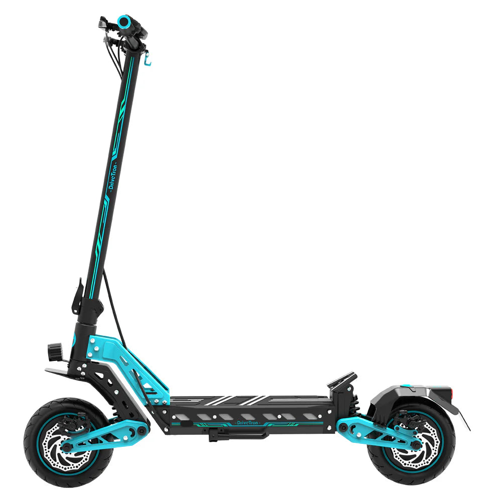 DriveTron DT10 Electric Scooter Dual Motor - Blue