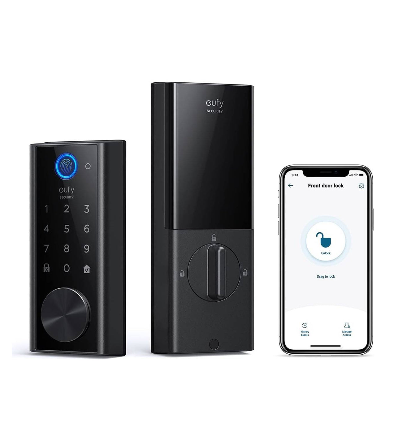 Eufy Smart Lock FingerPrint & Wi-Fi -Black