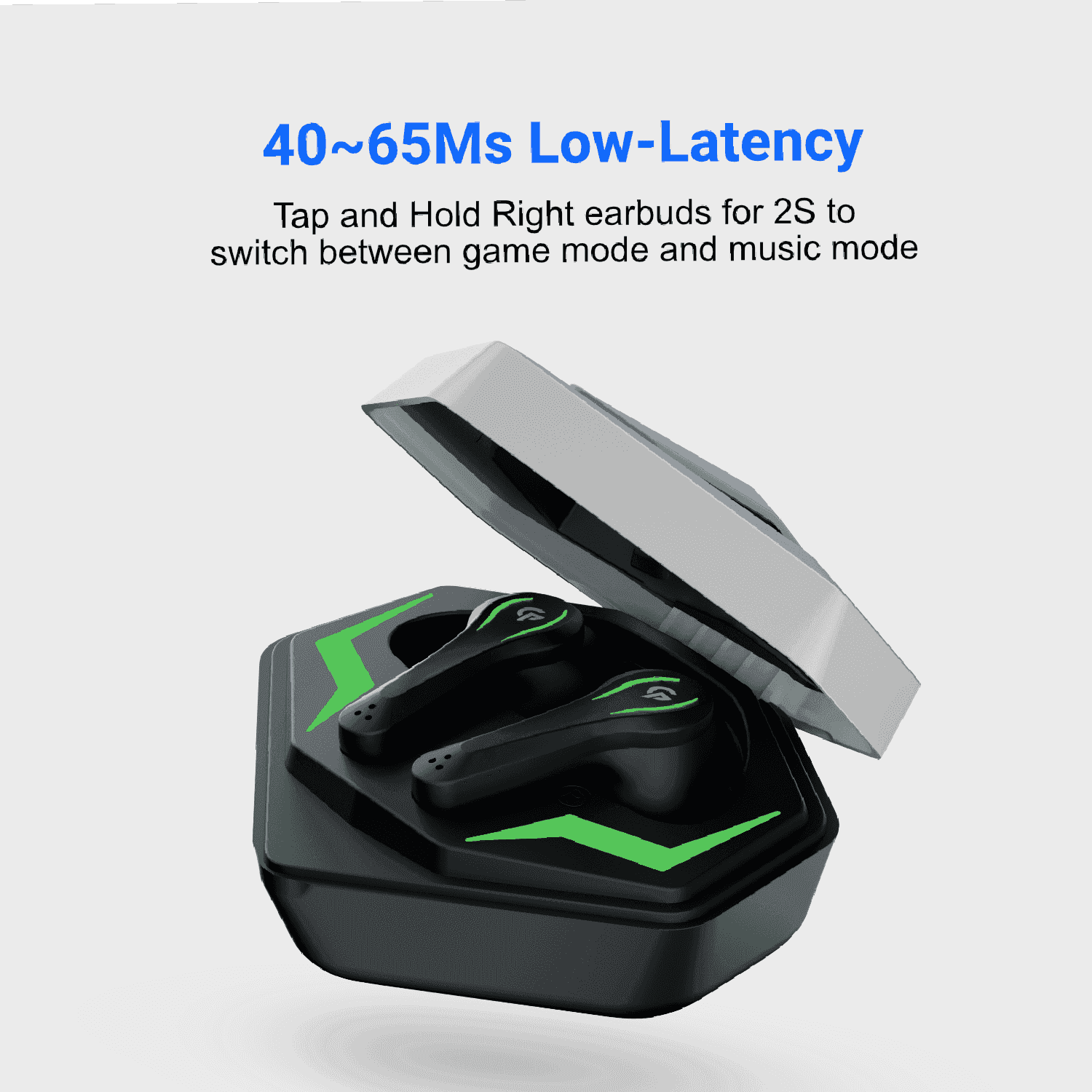 Porodo Gaming True-Wireless Gaming Earbuds - PDX413-SL