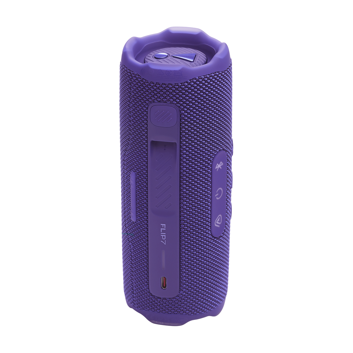 JBL Flip 7 purple back view