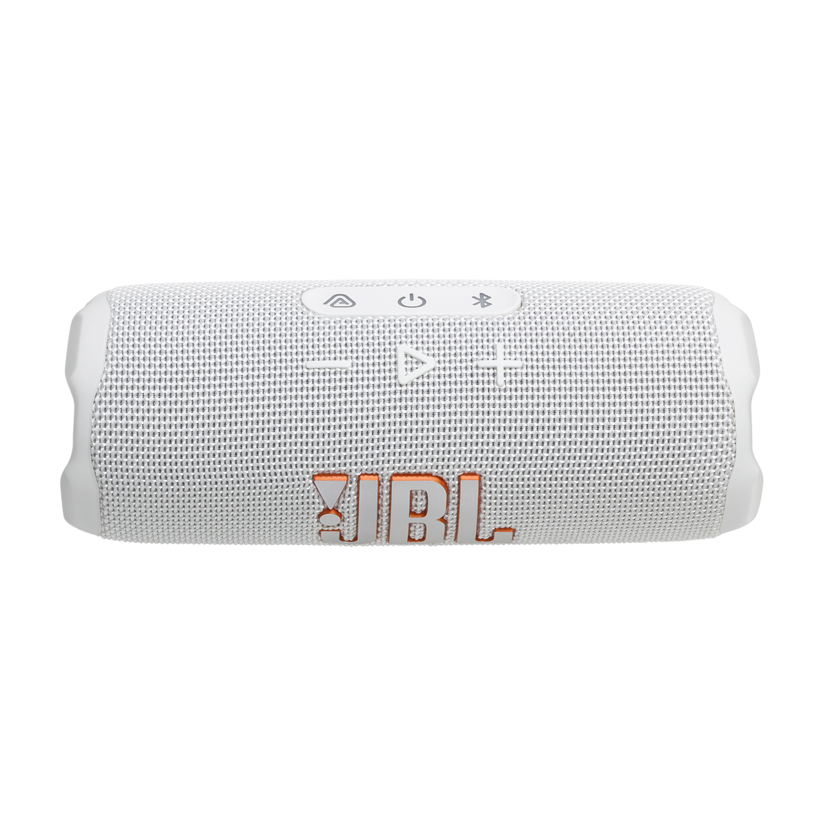 JBL Flip 7 White top controls