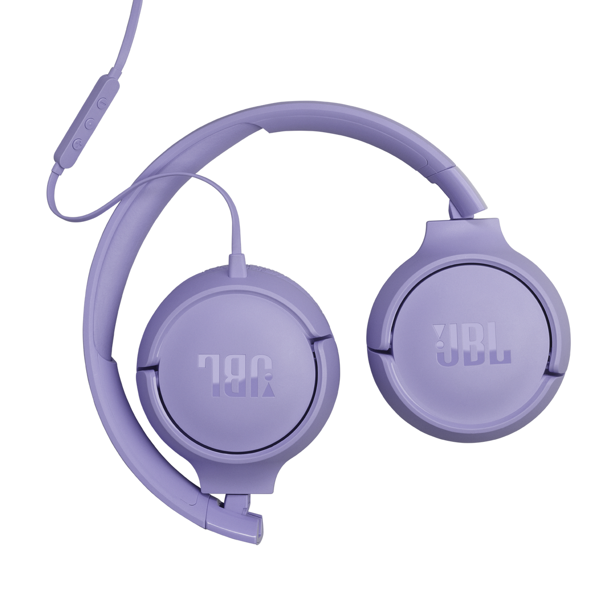 JBL Tune 520C Purple folded flat