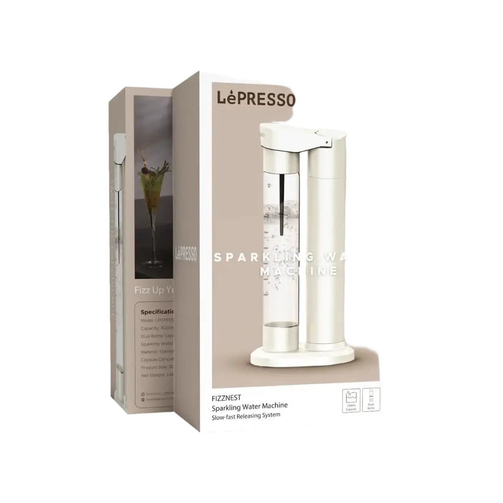 LePresso Fizznest Sparkling Water Machine - LPCFFSSM0097WH