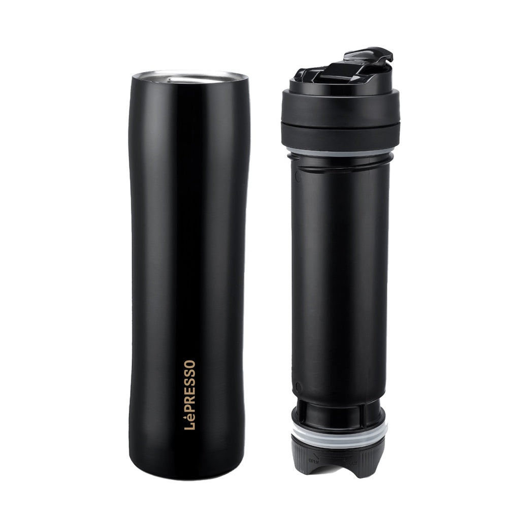 LePresso Portable French Press Coffee & Tea - LPSPFPBK